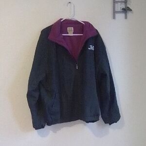 Men's Black and Purple Jacket